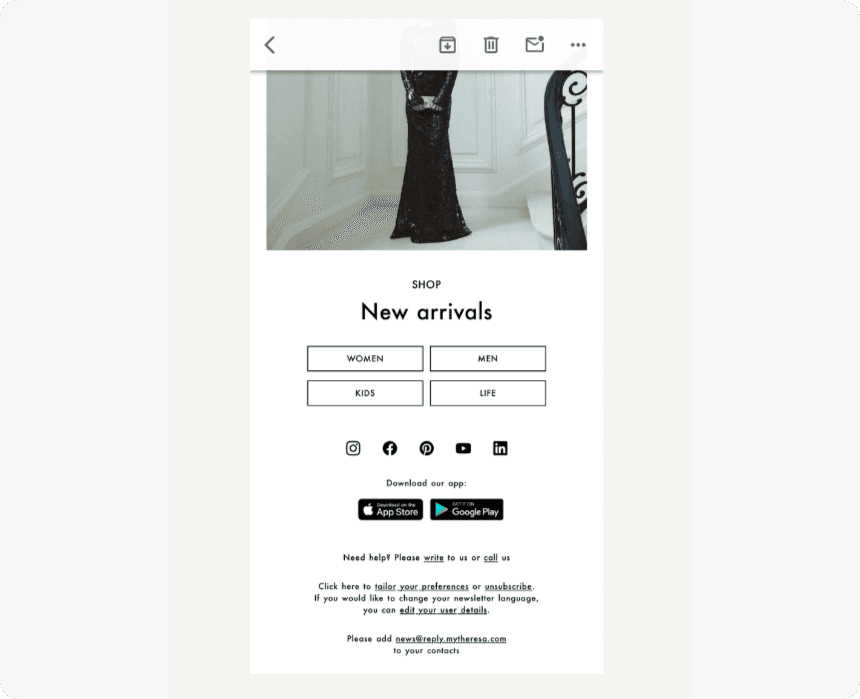 App Store Badges in Email